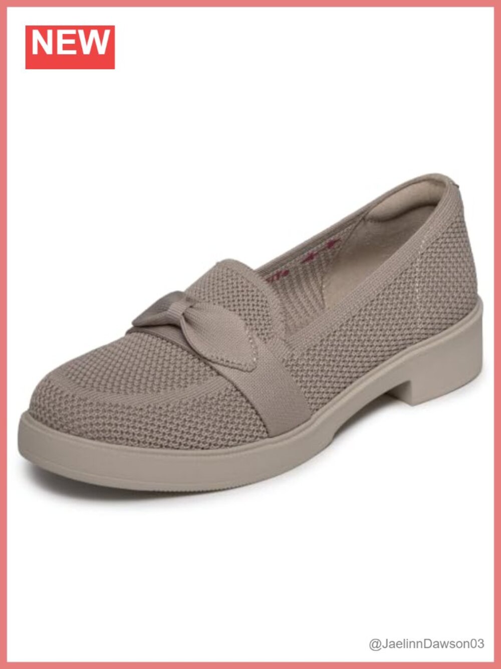 Women's Knit Loafers Air-Cooled Memory Foam Stretch Fit Vegan